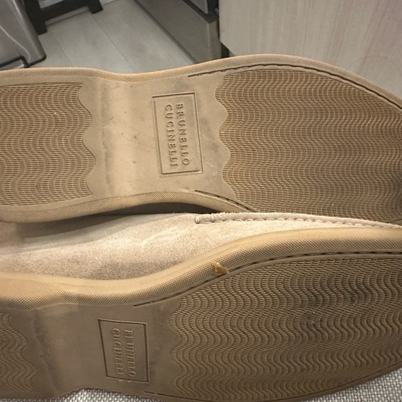 Brunello Cucinelli mid top desert boots in Beige Suede - Picture 7 of 11